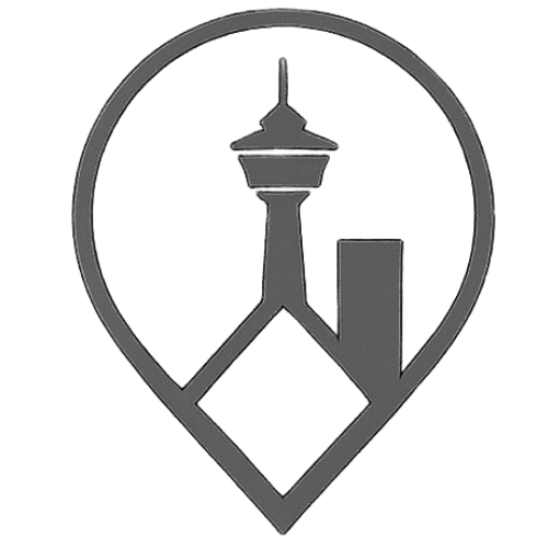 Calgary skyline featuring Calgary Tower and downtown buildings - TopCalgary.com
